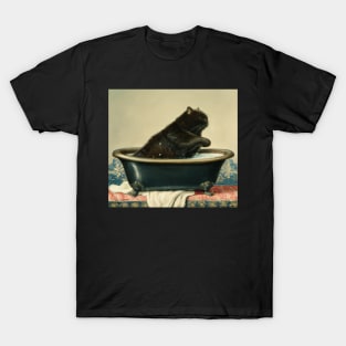 Fat cat bath T-Shirt